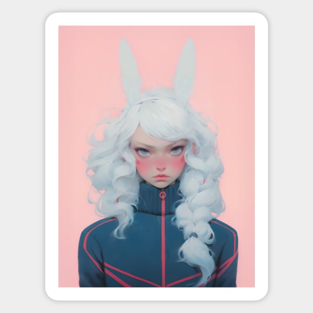 Kawaii Bunny Sticker by Logard